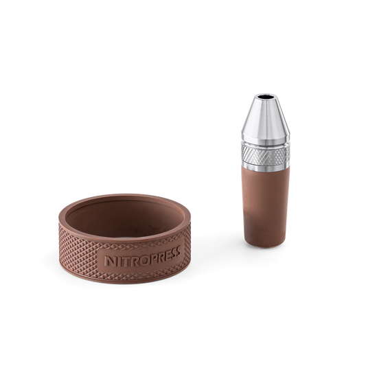 NitroPress Pro nozzle assembly & grip band set (Brown)